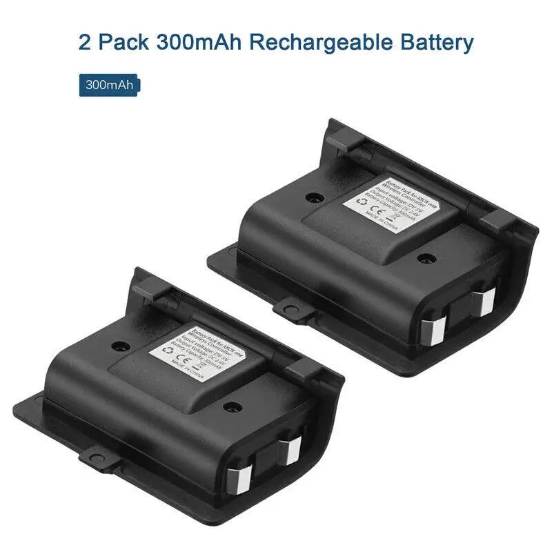 New 1 Set Rechargeable Batteries + Dual Charging Dock Controller Charger for Xbox One Controller Battery Stander
